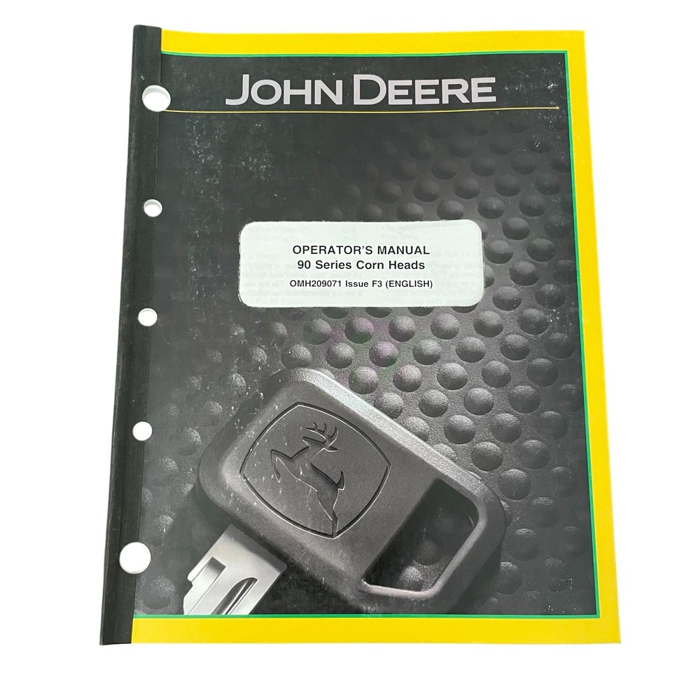 John Deere 90 Series Corn Heads Operator’s Manual OMH209071 2003