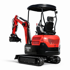 TYPHON TERROR XX 4000lb Mini Excavator Kubota D902 Engine Double Auxiliary Valve