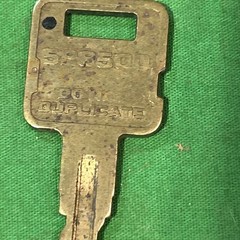 Vintage Brass OEM Caterpillar CAT 5P8500 Key Do Not Duplicate