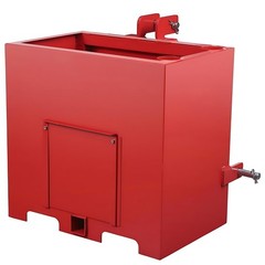 3 Point Ballast Box w/ 2″ Hitch Receiver for Category 1 Tractor Attachment 800LB