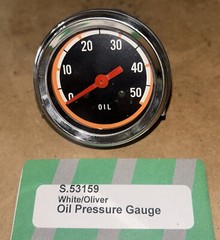 OLIVER TRACTOR OIL PRESSURE GAUGE 1550 1555 1600 1650 Sparex S.53159 0-50 PSI