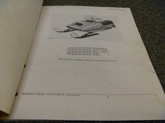 1979 1980 John Deere 340 440 Trailfire Snowmobile Parts Catalog Manual PC1676