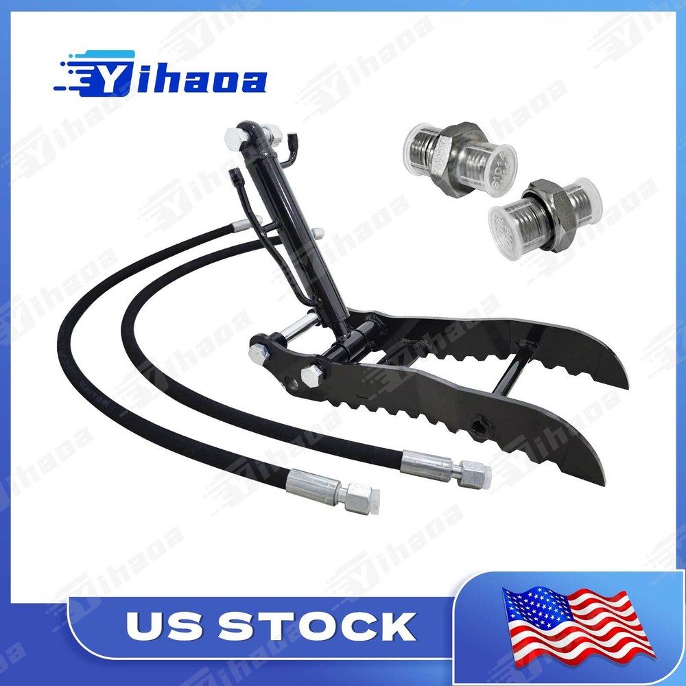 Hydraulic Thumb Clip for Mini Excavators Attachments Single Hole Metal Grab
