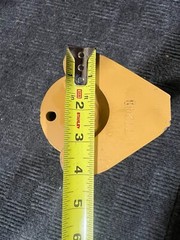 Linkage Pin Heavy Equipment 077241 Heavy Duty Silver Yellow 9″ x 4″ x 3″