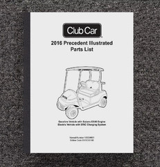 2016 Gas & Electric Service Parts Manual 2016 Club Car Precedent 0616B – PAPER M