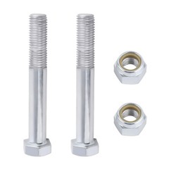1 Pair Attachment Connection Pins 24mm Bolts + Nuts Kit for mini Excavator