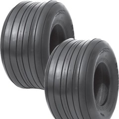 2) 15×6.00-6 Hay Tedder Farm Implement AG TIRE RIB 6ply T-L 710 lb wt capacity