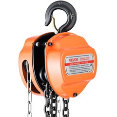 Hand Chain Hoist,1 Ton 2200 lbs Capacity,Manual Chain Block w/Upgrade G80 Galvan