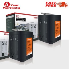 2X 1800A 26800mAh AC Output Multi-purpose Energy Storage Battery with Light