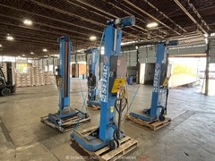 2009 Lot of (4) SEFAC PMZ Portable Heavy Duty Electrical Equipment Lift bidadoo