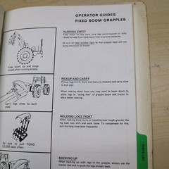 ESCO model HV CATERPILLAR 518 Grapple Skidder Parts Operation Owner Manual guide