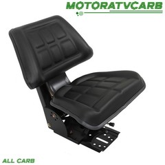ALL-CARB Black Tractor Suspension Seat For Massey Ferguson 230 231 234 234H/S