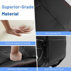 Universal Forklift Seat Tractor Seat Adjustable Sliding Base, Armrest & Seat Bel