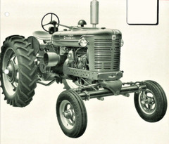 New IH McCormick Farmall Super BM Gas Tractor British SBM English Pamphlet Flyer