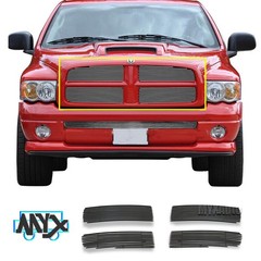 Polished Chrome Front Upper Billet Grille for 2002-2005 Dodge Ram 1500 Reg Cab