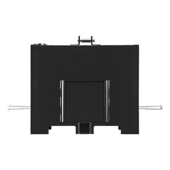 Uimoso Ballast Box 3 Point Hitch Category 1 Tractor 3.2ft³ Capacity 800lb Black