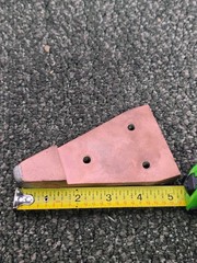 (QTY 1) Triangle Shape Bucket Tooth Copper Color, 5-3/8″ Length 23A3863A2