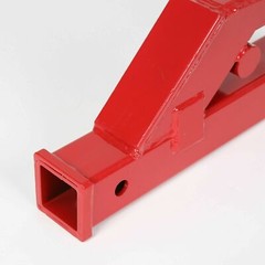 Red Clamp On Trailer Hitch 2″ Ball Mount Receiver Deere Bobcat Tractor Bucket