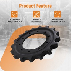 10 Hole Drive Sprocket for John Deere Skid Steer 319D-333G T254141 Black