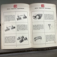 Red E Tractor Company complete line of Riding &Walking Tractors & Tillers Book