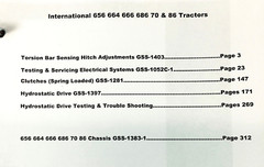 Farmall International 666 686 70 86 Diesel Tractor Service Manual Repair Shop