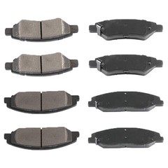 Ceramic Brake Pads Front Rear for 2008-2014 Cadillac CTS