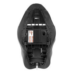 Gel 2 Up Rider Driver&Passenger Seat Fit for Harley Touring Road King Glide Stre