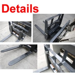 2500lbs Landhonor 42”Pallet Fork For Toro Industrial Mini Equipment Skid Steer