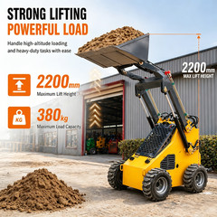 New 23HP Mini Skid Steer Loader Stand On EPA Certified Engine Electric Start