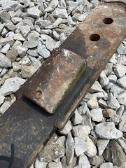 Allis Chalmers 6060 6070 6080 L.H Lower Lift Arm Tag #1576