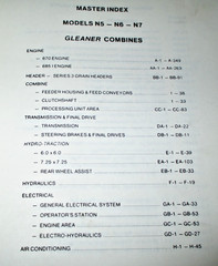 Allis Chalmers Gleaner N5 N6 N7 Combine Service Shop Repair Manual AC ORIGINAL!