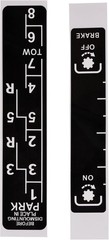 For John Deere Syncro-Range Tractor Shift Pattern Decal 4010 4020 4320 4520 5010