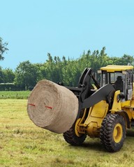 49″ Hay Spear 4500lbs Capacity Quick Attach Square Bale Spike + 2 Stabilizer Spe