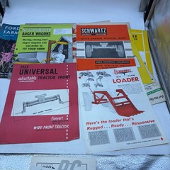 Lot of Vintage 1950s-60s Farm Equipment Brochures Minneapolis Moline Ford