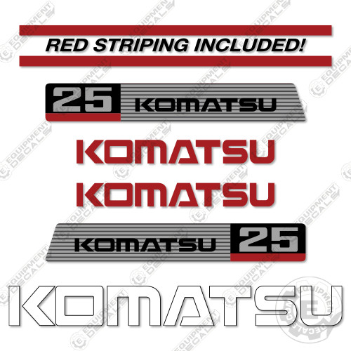 Fits Komatsu FG25T-11 Decal Kit Forklift – 7 YEAR OUTDOOR 3M VINYL!