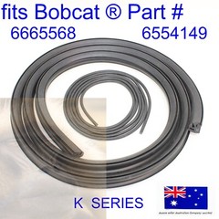 fits Bobcat Front Door Glass Rubber 6665568 6554149 K SERIES S175 S185 S205 S250
