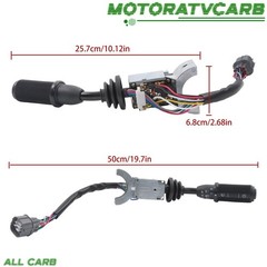 ALL-CARB 701/80355 Column Switch RH 1 Speed Wiper for JCB 409 406 528S 540S X