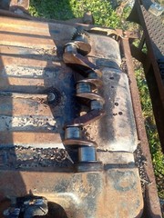 Allis Chalmers B Tractor AC engine motor crankshaft crank shaft & drive gear (KK