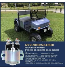 12V Starter Solenoid for Yamaha G2 G8 G9 G11 G14 G16 Gas Golf Cart 4 Terminal