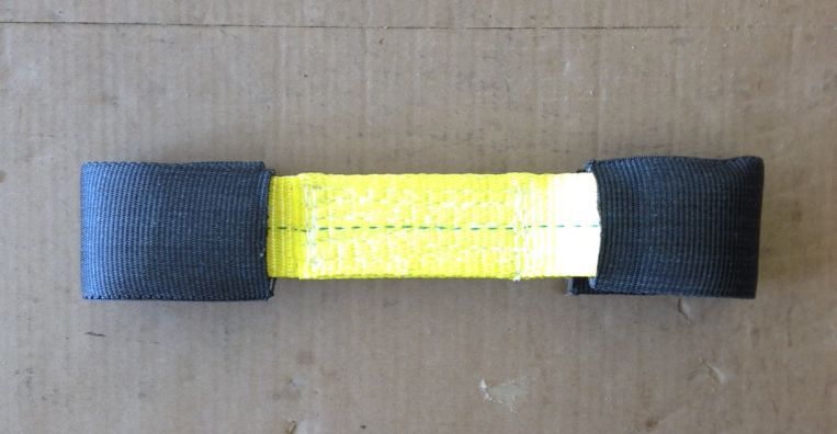 (4)-GATOR 8 Point Sewn Eye 19.6K Short Strap Rollback Tie Down Flatbed Tow Truck
