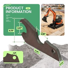 For Kubota Quick Attach Bucket Ears Attachment KX040 KX71 KX91 KX121 KX033 U35