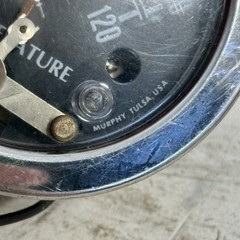 Vintage 3” Murphy Chrome Temperature Switch Gauge 10050779 Car Truck Rat Rod