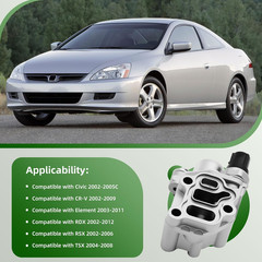 Solenoid Spool Valve with Timing Oil Pressure Switch & Gasket with Accord Civic