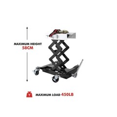 GarveeTech 450 LBS Low Profile Transmission Jack – Heavy-Duty Auto Repair Lif…