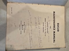 1965 Euclid Maintenance Manual for General Motors Series 3-4-6-71E & 71T Diesel