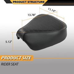 Seat Honda CT90 K1-79 Trail 90 1969-1979 CT110 Trail 110 1980-1986 Black