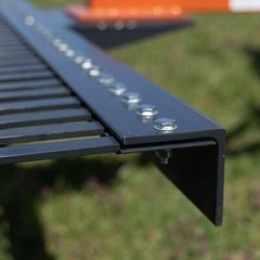 Titan Attachments 3 Point 5 FT Landscape Rake for Compact Tractors, Fits Cat 1