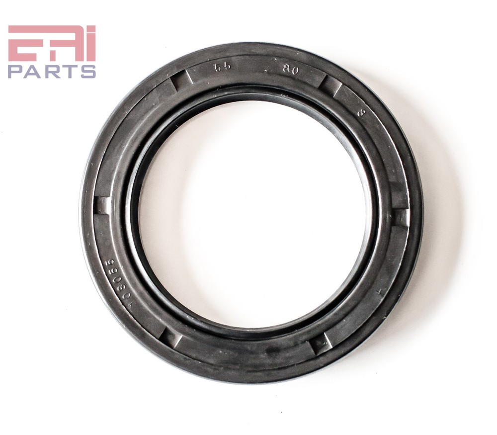 EAI Metric Oil Shaft Seal 55X80X8mm Dust Grease Seal TC Double Lip w/ Spring