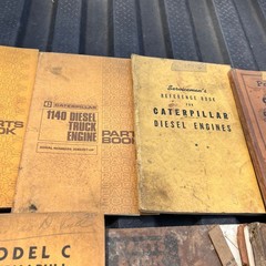 Lot of Vintage CAT Caterpillar Parts Catalogs Manuals TRACTORS ENGINES War Dept