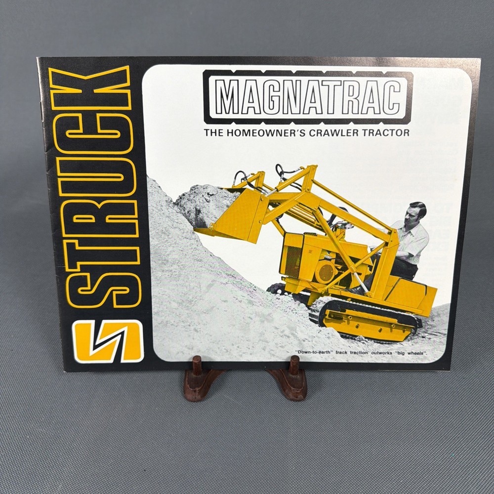 1976 Struck Magnatrac Crawler Tractor Catalog Brochure Catalog Kit Dozer 8.5×11